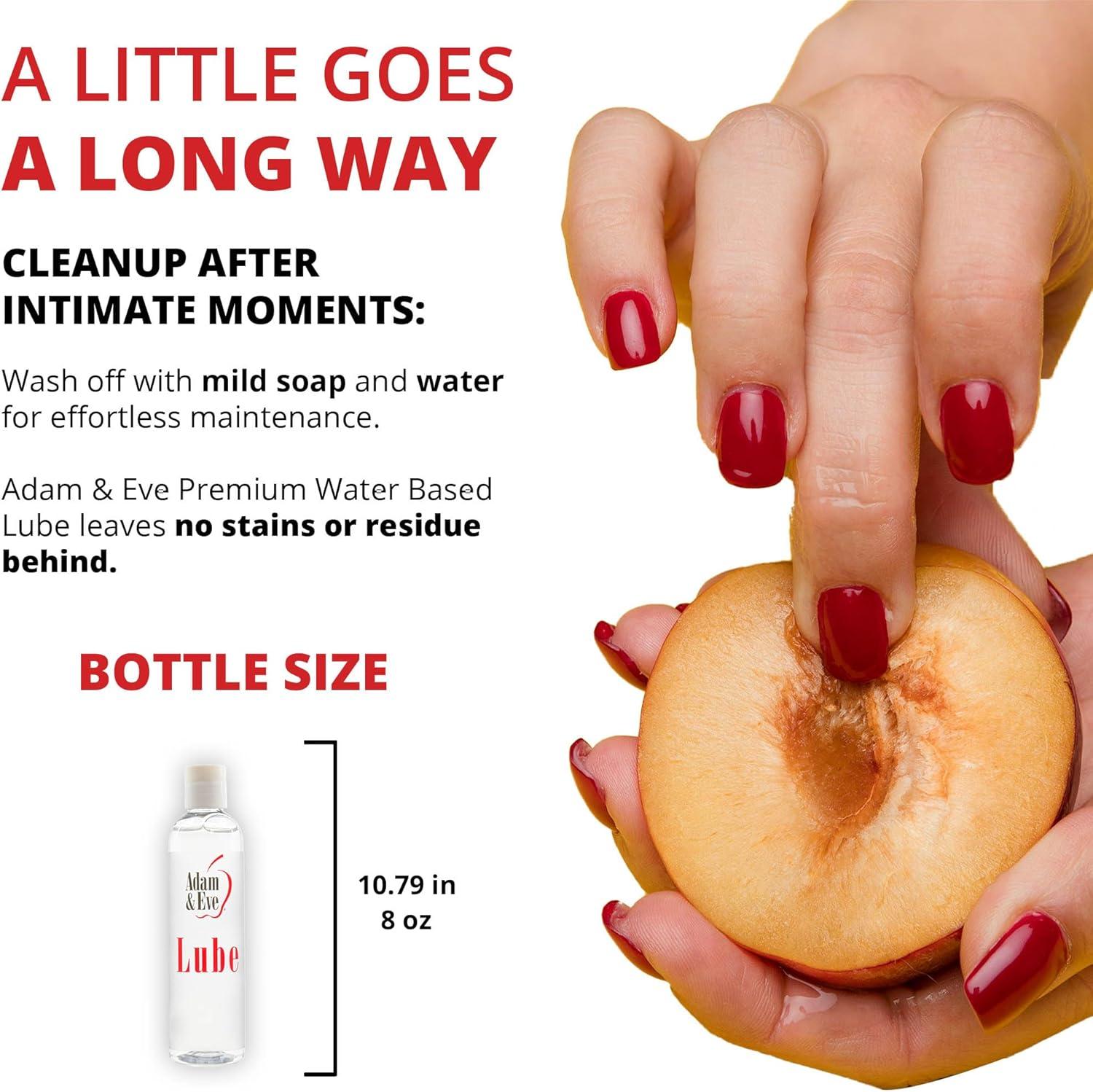 imageAdam ampamp Eve Salted Caramel Flavored Water Based Lubricant Personal Lubricants for Privacy and Toys Non Sticky Non Staining Long Lasting Lube for Men Women Couples Oral Sex ampamp Massage 4 ozUnflavored