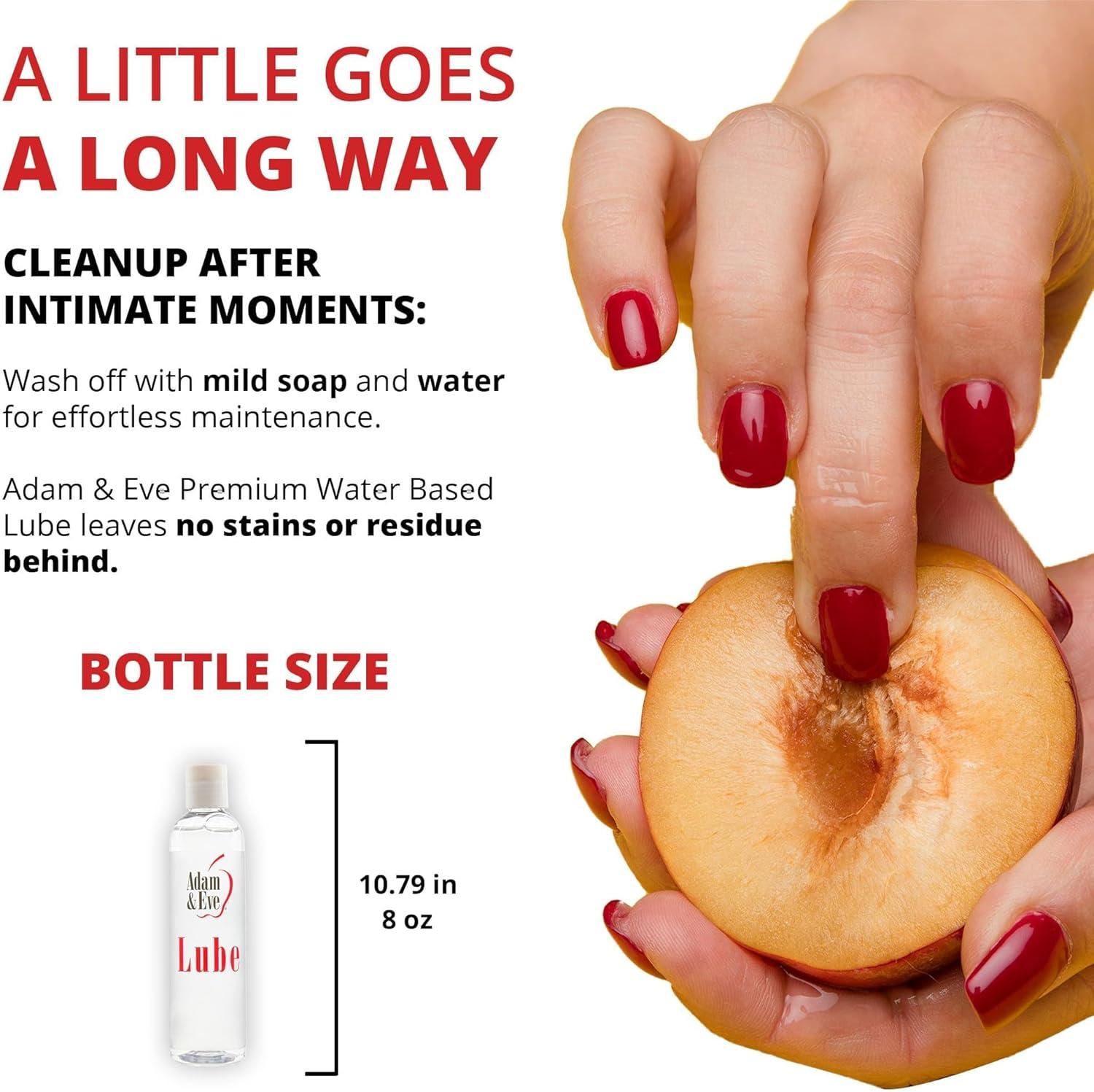 imageAdam ampamp Eve Salted Caramel Flavored Water Based Lubricant Personal Lubricants for Privacy and Toys Non Sticky Non Staining Long Lasting Lube for Men Women Couples Oral Sex ampamp Massage 4 ozUnflavored