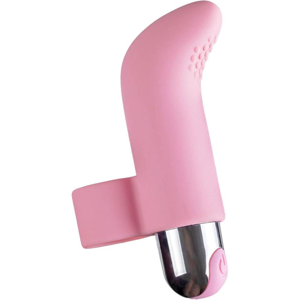 imageAdam and Eve 10 Function Silicone Rechargeable Finger Vibrator 10 Speed Adjustable Stimulator Insertable Bullet Sex Toy for Women Waterproof Powerful Vibrations Compact 339 Inch Design