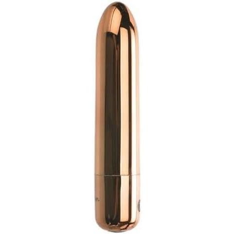 imageAdam and Eve Eves 10 Function Cutie Rechargeable Bullet Vibrating Dildo ampamp Clitoral Massager Personal Sexual Pleasure Tool for Women Mini Stick Valentines Day Gift for Everyone 394 Inch Copper