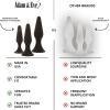 Adam & Eve Booty Boot Camp Anal Training Kit, Set of 3 Silicone Trainer Butt Plug Dildos, Waterproof Anal Plugs with Flared Suction Cup Bases, Great with Our Water Based Lube