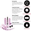 Adam & Eve Complete Lover’s Kit, 7 Piece Couples Sex Toy Set, Includes Vibrator, Rabbit Sleeve, Tickler Sleeve, Ribbed Sleeve, Penis Ring, Anal Beads, Kegel Balls, Waterproof, Body Safe