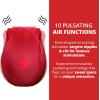 Adam & Eve, Eve’s Ravishing Suction+ Rose Clitoral Stimulator Powerful Suction Vibrator for Women 10 Function Pleasure Water Resistant Silicone Oral Sex Toy Rechargeable Adult Toy for Couples