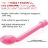 Adam & Eve G GASM Delight G Spot Vibe, Curved Personal Vibrator with Adjustable Vibrations, Targeted G Spot & Prostate Stimulation, Waterproof, 7 Inch, Twist Dial Control, 2 AA Batteries Required