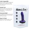 Adam & Eve Hollow Strap On Dildo, Adjustable Wearable Harness with Penis Sleeve to Enlarge, Strap On Realistic Cock Extender for Pegging, Adult Sex Toys for Men, Women & Couples, 6 in, Purple