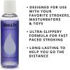 Adam & Eve Masturbator Lube, Ultra Slippery Water Based Personal Lubricant for Men, Long Lasting Lube for Strokers and Solo Play, Safe for All Sex Toy Materials, Easy to Clean, Smooth and Non Sticky