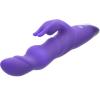 Adam & Eve Posh Silicone Bounding Bunny Vibrator, 10 Functions, Dual Motors, Flickering Clit Stimulator, Waterproof, Satin Finish, Silicone Vibrator for Women, Clitoral & Vaginal Stimulation
