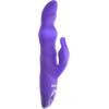 Adam & Eve Posh Silicone Bounding Bunny Vibrator, 10 Functions, Dual Motors, Flickering Clit Stimulator, Waterproof, Satin Finish, Silicone Vibrator for Women, Clitoral & Vaginal Stimulation