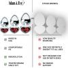 Adam & Eve Red Hearts Gem Anal Plug, Polished Aluminum Butt Plug with Sparkling Heart Jewel, Small Medium Large Sizes, Tapered Tip for Easy Insertion, Temperature Play, Includes Velvet Storage Bag
