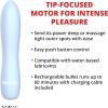 Adam & Eve The Rumbler 10X Power Bullet, Flexible Silicone Vibrator with 10 Ultra-Powerful Vibration Modes, Targeted G-Spot or Clitoral Stimulation, Waterproof, Rechargeable, 5.4 Inch Length