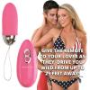 Adam & Eve Turn Me On Rechargeable Bullet Vibrator with Wireless Remote Control, Internal G Spot Clitoral Stimulation Female Adult Sex Toys for Women & Couples, 36 Vibrating Speeds 3.5 in, Pink