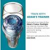 Adam and Eve Adam’s Trainer by Fleshlight, Intensity Chambers to Enhance Stimulation, Male Masturbator Sex Toy, Electric Pocket Pussy Autoblow, Valentine’s Day Gift for Him, 8.5 Inch, Clear