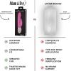 Adam and Eve Eve’s Rechargeable Waterproof Realistic Rabbit Vibrator, Adult Sex Toy with Thrusting Dildo for G Spot and Clitoral Stimulation, Dual Action Pleasure for Women and Couples, 8.5 Inch, Pink