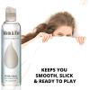 Adam and Eve Premium Water Based Lube, Personal Lubricants for Privacy and Toys, Thick Non Sticky Non Staining Long Lasting Formula for Men Women Couples, Ideal for Sex and Massage, 8 oz Bottle(8oz (Pack of 1))