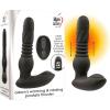 Adam and Eve Warming Rotating Prostate Thruster, Rechargeable Anal Dildo Stimulator with 12 Functions, Heating and Thrusting Waterproof Massager, Compact and Powerful for Prostate Play, 6 Inch, Black