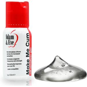Adam and Eve Make Me Cum Water Based Clitoral Sensitizer Gel, Personal Lubricant for Women, Enhances Sensitivity for Stronger Orgasm, Use with Privacy and Toys, Lube for Masturbation, 1 oz 2 Pack(1oz (Pack of 1))
