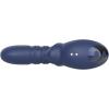 Adam & Eve The Big Baller Thrusting and Rolling Dual Stimulator, Silicone Vibrator with Thrusting Tip, Rotating Clitoral Ball, 10 Vibration Modes, 3 Rolling Speeds, Rechargeable G-Spot and Clit Toy