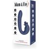 Adam & Eve The Big Baller Thrusting and Rolling Dual Stimulator, Silicone Vibrator with Thrusting Tip, Rotating Clitoral Ball, 10 Vibration Modes, 3 Rolling Speeds, Rechargeable G-Spot and Clit Toy