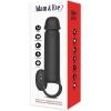 Adam & Eve Adams XL Vibrating Extension, Penis Sleeve Adds 3 Inches with Remote Control Vibration, Stretchy Ball Strap for Secure Fit, 10 Vibration Modes, Rechargeable Silicone, Couples Pleasure Toy