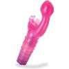 Adam & Eve Butterfly Kiss Vibrator, G Spot and Clitoral Stimulator with 3 Speeds, Waterproof Butterfly Vibrator with Tickling Antennae, Soft Flexible TPR, Battery Operated, Adult Sex Toy for Women