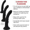 Adam and Eve Prostate Massager Training Set, 3 Piece Silicone Anal Trainer Kit for Men, Sizes Textured Prostate Massagers with Curved Tip and Strong Suction Base, Beginner to Expert Anal Sex Toys