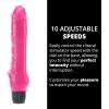 Adam & Eve Cool Curve Jelly Dildo, Realistic Curved Dildo with Suction Cup Base, Soft and Flexible PVC for G Spot or P Spot Stimulation, Strap On Harness Compatible, 8 Inch Total Length, Adult Toy(Pink – 7″)