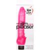 Adam & Eve Cool Curve Jelly Dildo, Realistic Curved Dildo with Suction Cup Base, Soft and Flexible PVC for G Spot or P Spot Stimulation, Strap On Harness Compatible, 8 Inch Total Length, Adult Toy(Pink – 7″)