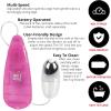 Adam & Eve Vibrating Silver Bullet 2.0, Adjustable Speed Powerful Bullet Vibrator, Stronger Vibration, Multi Speed Control for Clitoral & Vaginal Stimulation, 31″ Cord, Battery Operated