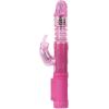 Adam & Eve Eve’s First Thruster Rabbit Dildo with Thrusting Shaft, 5.5″, Pink