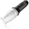 Adam’s Gawk Gawk Rotating & Vibrating Masturbator 10 Vibration Modes 5 Spinning Settings TPE Sleeve with Stimulating Textures Rechargeable Male Masturbator for Shaft Stimulation and Ultimate Pleasure
